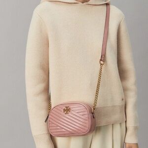 Tory Burch kira small chevron camera bag